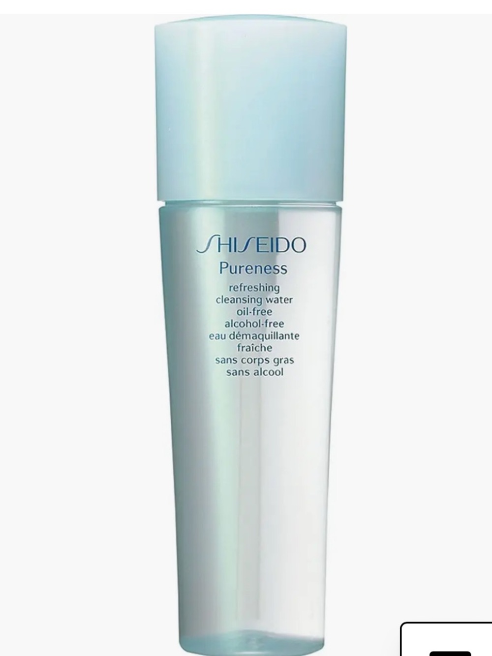 Shiseido Pureness Refreshing Cleansing Water - Light Aqua Bottle